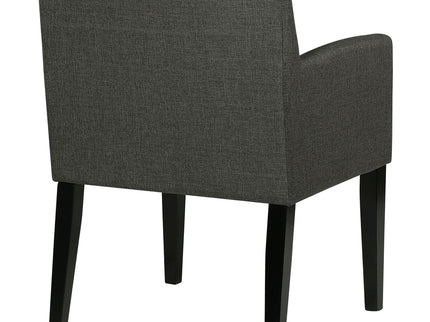 Yorkshire - Upholstered Dining Arm Chair With Cushioned Arms (Set of 2) - Gray