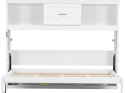 Murphy Bed With Charging Station And Drawer