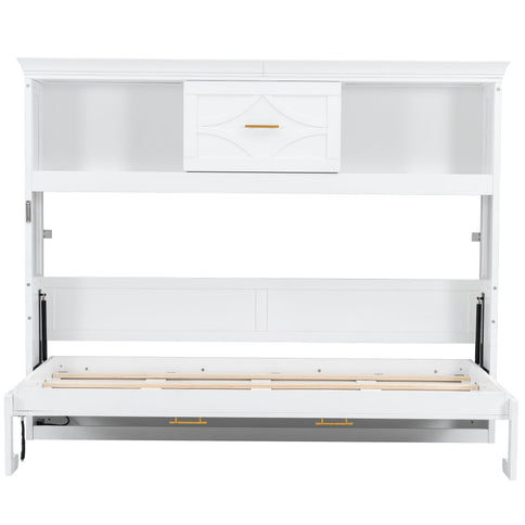 Murphy Bed With Charging Station And Drawer