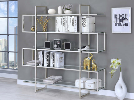 Harison - 5 Shelf Bookshelf - Clear