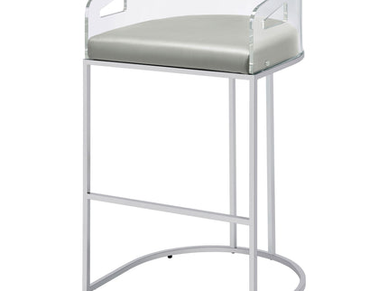 Mello - Upholstered Bar Chair (Set of 2) - Gray