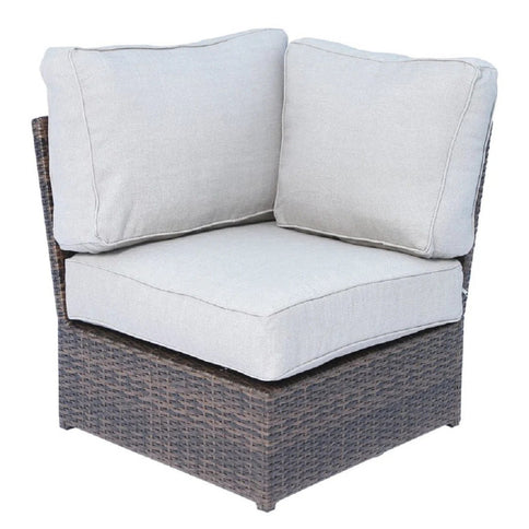 Modular 4 Person Outdoor Seating Group With Cushions - Espresso