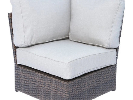 Comfortable Modern Patio Rattan Sectional Set With Cushions