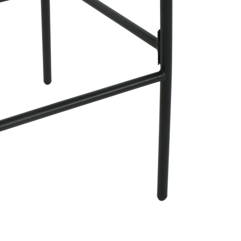 La Push - Outdoor Rope Barstool (Set of 2) - Black / Brown