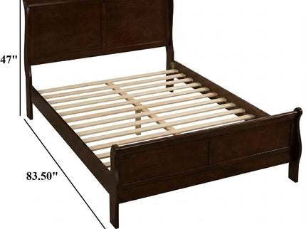 Louis Phillipe Sleigh Bed