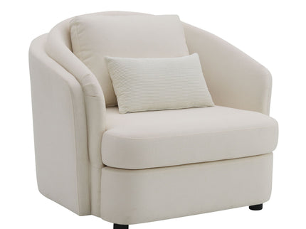 Mariko - Linen 3 Pieces Living Room Set - Beige