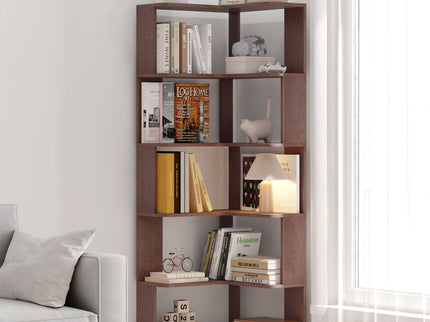 L-Shaped Corner Bookshelf