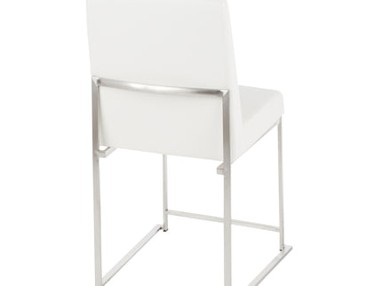 Fuji - Contemporary Modern Elegance High Back Dining Chair (Set of 2)