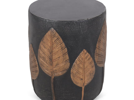 Outdoor Lightweight Concrete Side Table - Copper