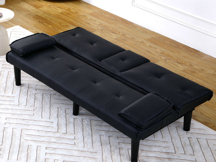 Sofa Bed With Foldable Design And Cup Holder