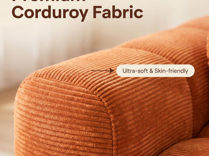 Extra Large Compression Sofa, Cloud Puff Couch For Living Room