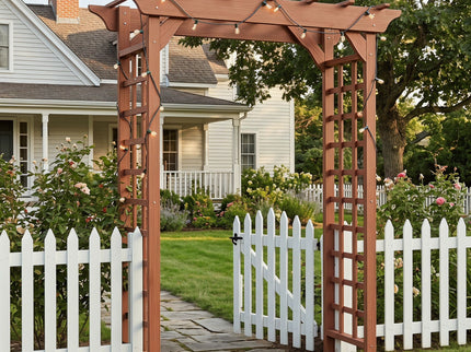 Wedding Arbor With Trellis Design