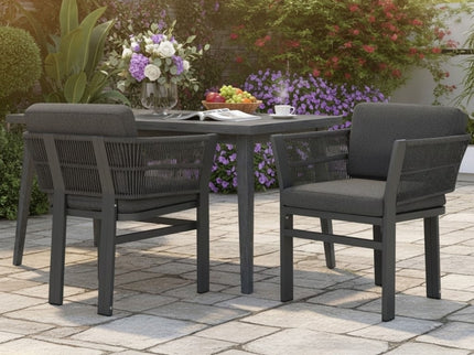 Outdoor Dining Chair, All-Weather Patio Seating For Backyard (Set of 2)