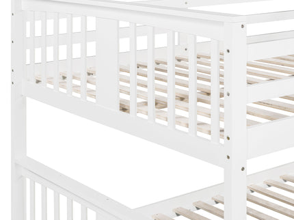 Bunk Bed With Ladder For Bedroom