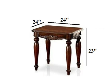 3 Piece Coffee Table With Open Shelf - Cherry