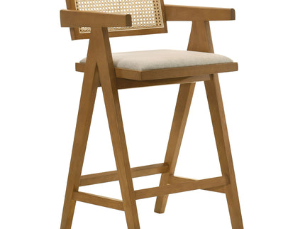 Remy - Bar Chair (Set of 2) With Upholstery - Walnut