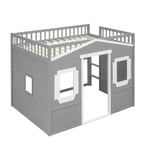 Elegant House Loft Bed With Ladder
