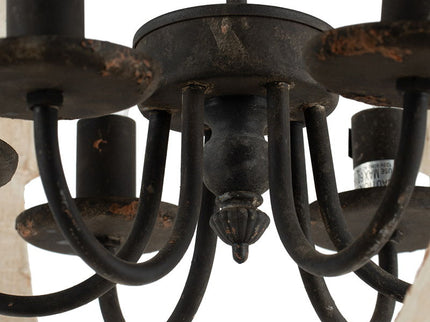 Chandelier, Hanging Light Fixture With Adjustable Chain For Kitchen, Bulb Not Included