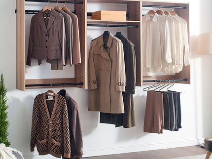 Devi - Wall Mounted Closet System, Modular Units