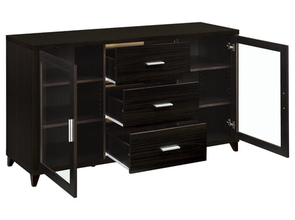 Barnaby - 4 Piece Rectangular Entertainment Center - Cappuccino