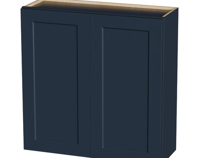 Shaker Wall Cabinet With Soft Close Hinges, Adjustable Shelves, Double Door