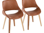 Dark Brown / Faux Leather