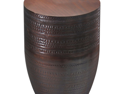 Johnsen - Handcrafted Large Metal Accent Table