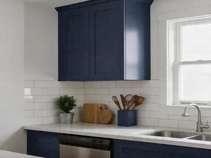 Shaker Wall Cabinet With Soft Close Hinges, Adjustable Shelves, Double Door