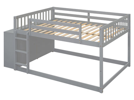 Bunk Bed With 4 Drawers And 3 Shelves