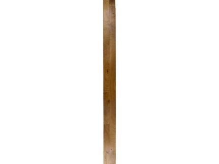 Oval Wall Mirror With Wood Frame, Farmhouse Wood Mirror For Bathroom Entryway Console Lean Against Wall - Brown