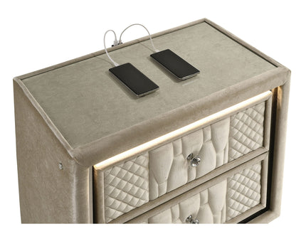 Mika - Bedroom Set With LED Lighting