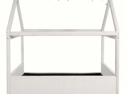 Upholstered House Style Daybed With LED Light Strips