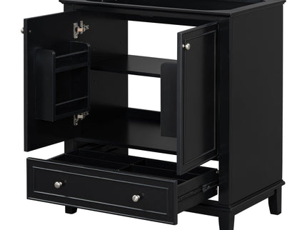 Modern Bathroom Vanity Base Only With Doors And Drawer
