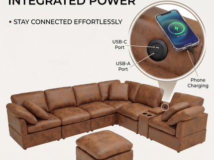 Modular Design Cloud Sofa, Freely Configurable
