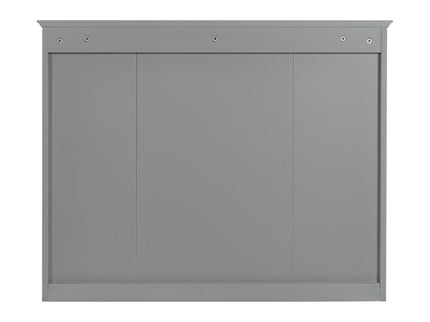 Wall Mounted Medicine Cabinet With Mirror, Storage Cabinet Featuring 6 Open Shelves And Adjustable Interior