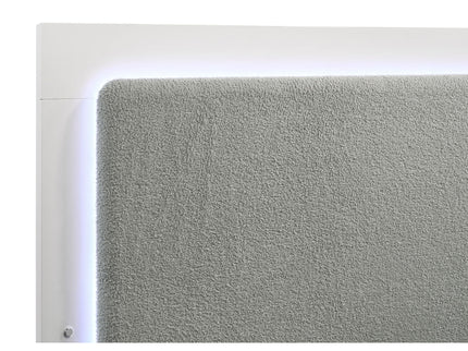 Sophia - Panel Bed With LED Headboard