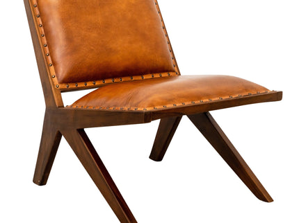 Colin - Lounge Chair - Brown / Tan