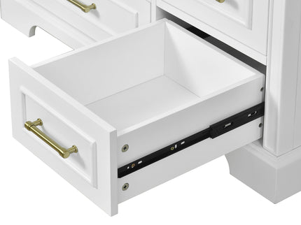 Traditional Bathroom Vanity With Soft Close Doors And Drawers
