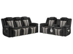 Black / 2 Pc. Sofa, Loveseat