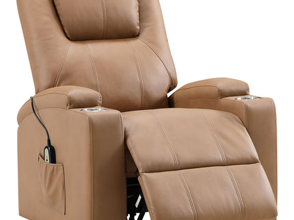 Macklin - Power Lift Massage Recliner With Heat And Dual Cupholders