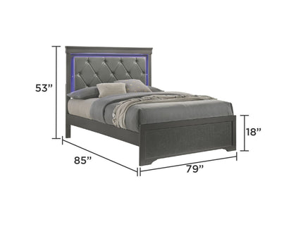 Blaze - Bedroom Set With LED Headboard