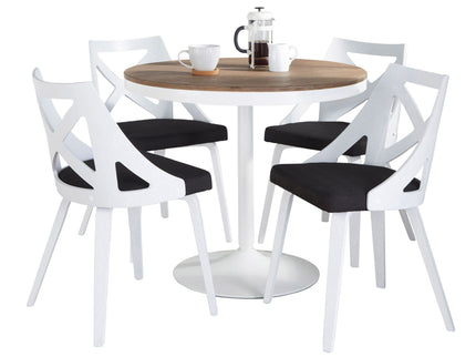 Dakota Charlotte - 5 Piece Contemporary Design Dining Set