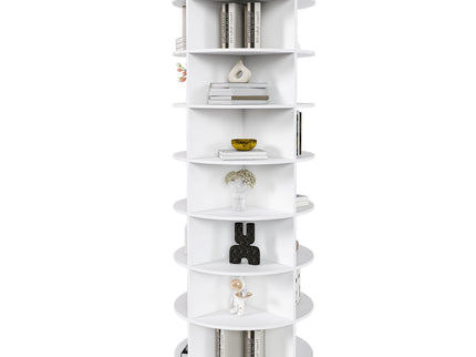 Rotating Shoe Rack Tower