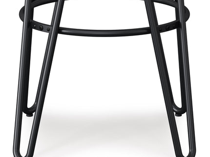 Simeon - Multifunctional Metal Stool With Wood Seat