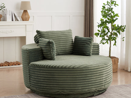 Swivel Chair With 360° Rotation For Living Room