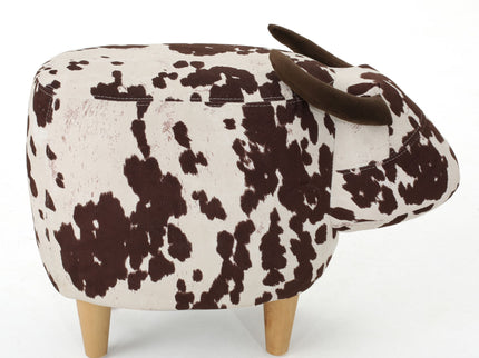 Cow Shaped Ottoman Footstool