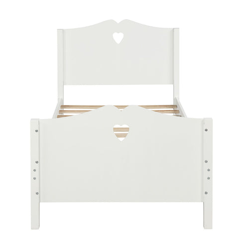 Platform Bed With Slat Support And Headboard And Footboard