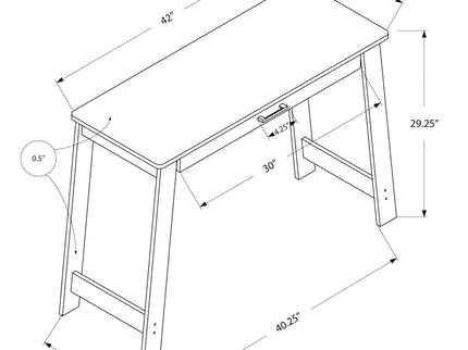 Stylish Design Computer Desk For Home Office Storage Drawers, Contemporary & Modern