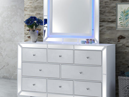 Hollywood Hills - Mirror - White