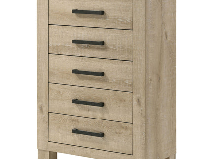 Sansome - 5 Drawer Bedroom Chest - Oak